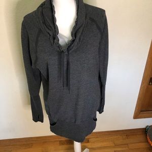 Lucy cowl neck pullover, tunic length